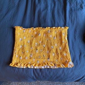 Floral Print Tube Top